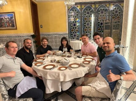 After work dinner in Riyadh, August 2025